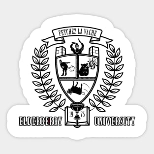 Elderberry University Sticker